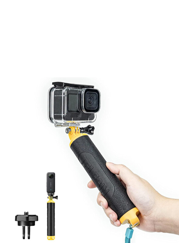 

Multiple Telesin Floating Hand Grip Waterproof Stick, Black/Yellow
