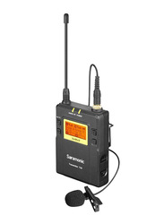 نظام ميكروفون لاسلكي من سارامونيك UWMIC9 KIT7 RX-XLR9+TX9 UHF للكاميرا/كاميرا الفيديو، أسود