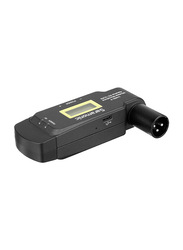 نظام ميكروفون لاسلكي من سارامونيك UWMIC9 KIT7 RX-XLR9+TX9 UHF للكاميرا/كاميرا الفيديو، أسود