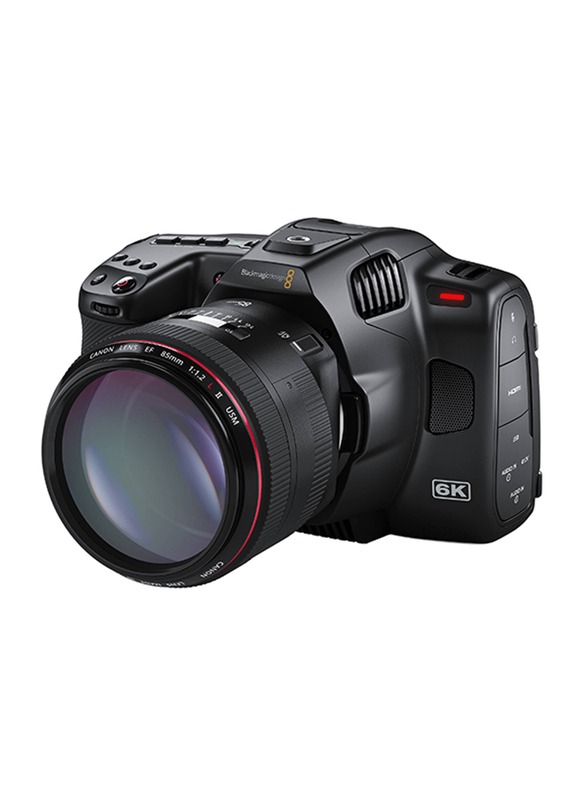 Blackmagic Design Pocket Cinema 6K Pro DSLR Camera, with EF Lens Mount, 21.2 MP, Black