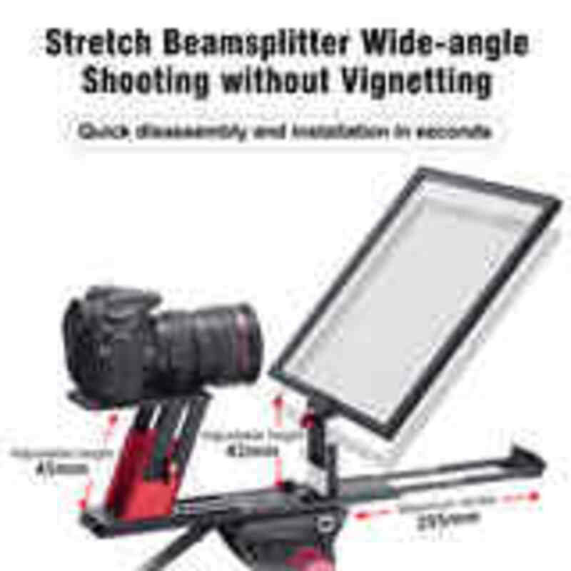 BESTVIEW TP150 PORTABLE TELEPROMPTER FOR 15 INCH IPAD TABLET PHONE CAMERAS DSLR