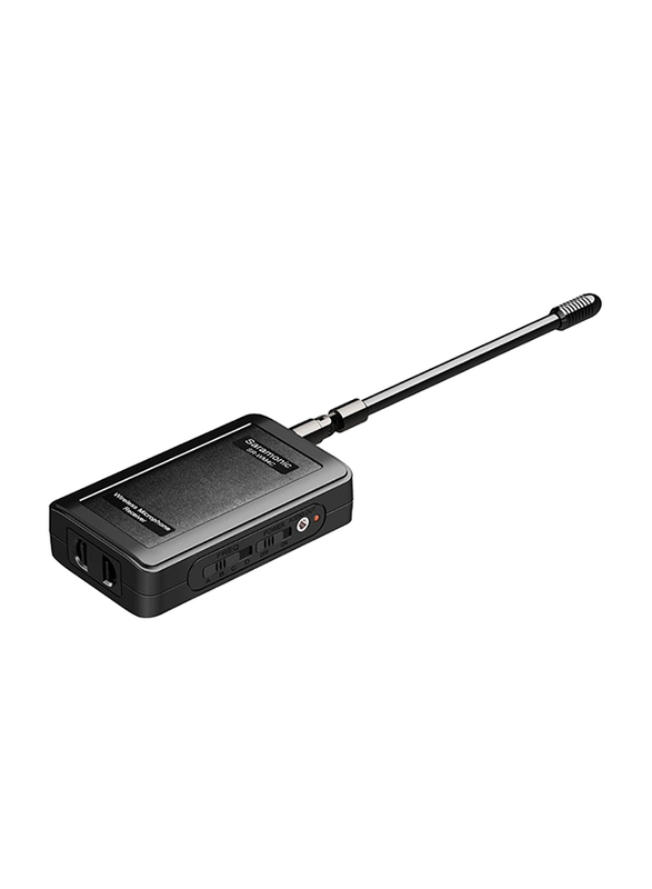 نظام ميكروفون لاسلكي من أومني لافاليير للكاميرا من سارامونيك SR-WM4C VHF ، أسود