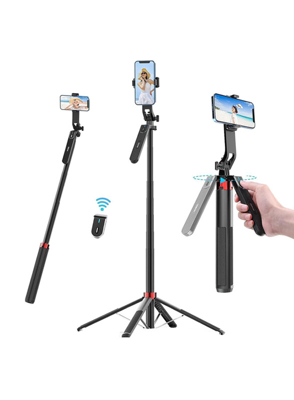 

N/A Promage 300cm Tripod Long Head Plate for Camera, Smartphone, Black