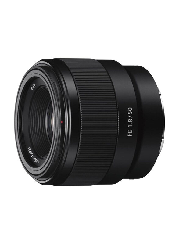 

Sony SEL50F18F FE 50mm F1.8 Compact Lightweight E Mount Lens, Black