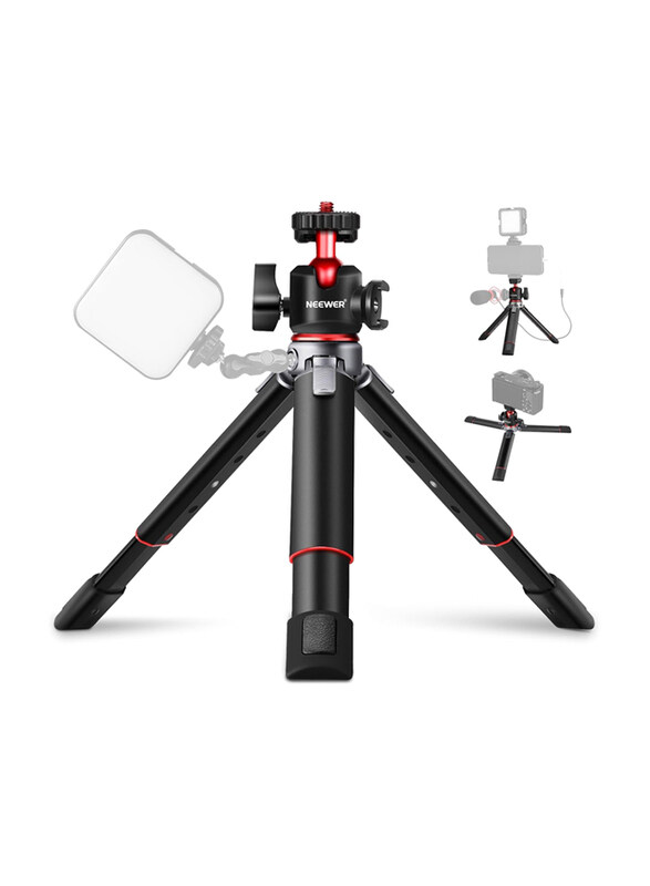 

Multiple Neewer Mini Camera Tripod with 360°Adjustable Ball Head & Cold Shoe, Black