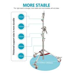 NEEWER ST-C-CB STAINLESS STEEL MULTI-FUNCTIONAL C-BRACKET