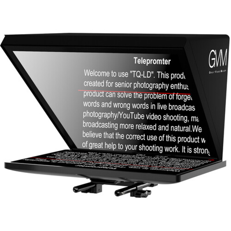GVM TQ-LD TELEPROMPTER KIT WITH 18.5" AIO LED MONITOR