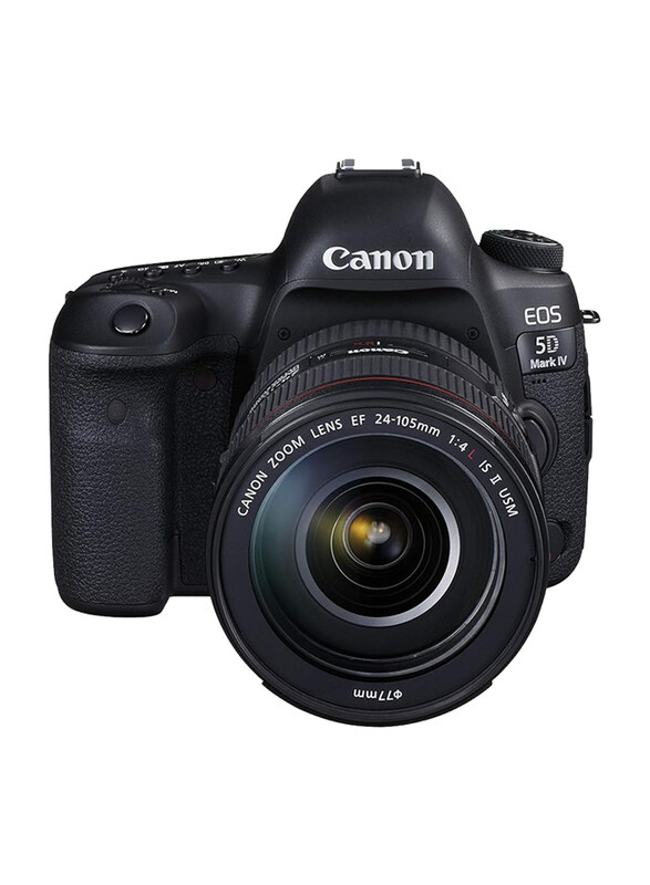 

Canon EOS 5D Mark IV + EF 24-105mm f/4L IS II USM DSLR Camera, 30.4MP, Black