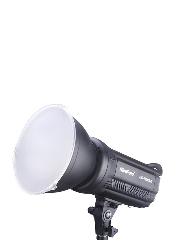 

Generic Nicefoto HC-1000SA Multiple Scenario Mode LED Portrait Photography Silent Daylight Video Light, Black