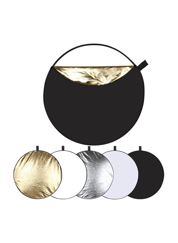 

Generic Puluz 5 in 1 Portable Multi-disc Collapsible Photo Studio Reflector Board, Multicolour