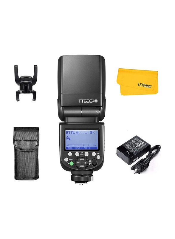 

Godox TT685C Think Lite C High Speed Flash for Canon Cameras, Black