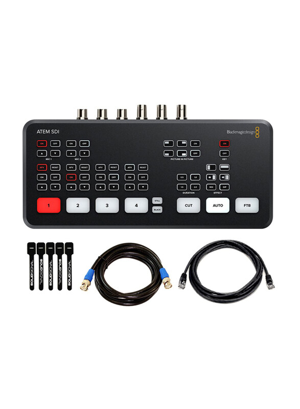 

Blackmagic Design ATEM SDI Live Production Switcher, Black