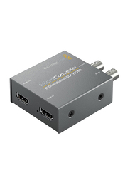 محول صغير بلاك ماجيك ديزاين ثنائي الاتجاه SDI/HDMI مع مزود طاقة، أسود