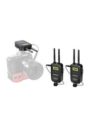 Saramonic VMIC LINK5 RX+TX+TX 2-Person Wireless Lavalier Microphone System with Portable 3-Channel Camera-Mountable Receiver for Camera/Camcorder, Black