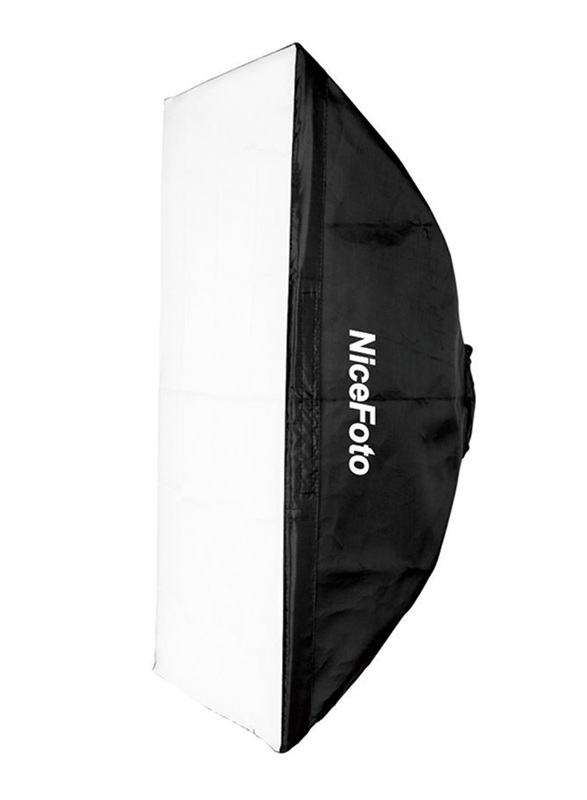 NiceFoto S 40x40CM Mini Softbox with Diffuser, Black/White