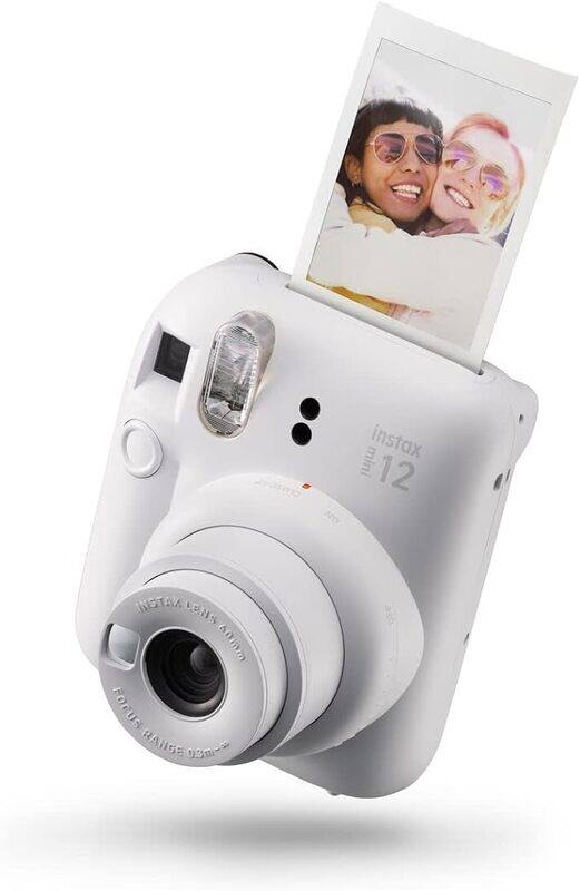 FUJIFILM INSTAX MINI 12 INSTANT FILM CAMERA CLAY WHITE