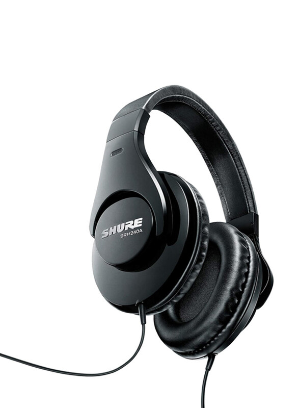 

Shure SRH240A Professional Quality Wired Over-Ear Headphones, Black