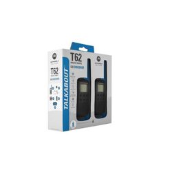 MOTOROLA TALKABOUT T62 TWIN PACK WITH CHARGER BLUE UK