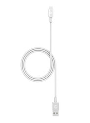 Mophie 1-Meter Micro USB Braided Charge and Sync Cable, USB A Male to Micro USB for Smartphones/Tablets, White
