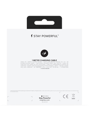 Mophie 1-Meter Micro USB Braided Charge and Sync Cable, USB A Male to Micro USB for Smartphones/Tablets, Black