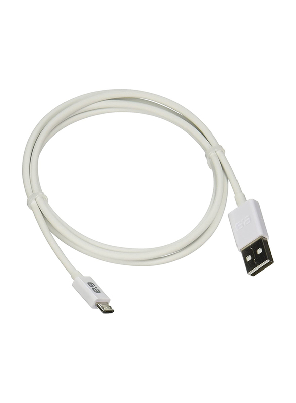 PureGear 4.8-inch Micro USB Charge and Sync Cable, USB A Male to Micro USB for Mobile Phones/Tablets and Small Devices, White