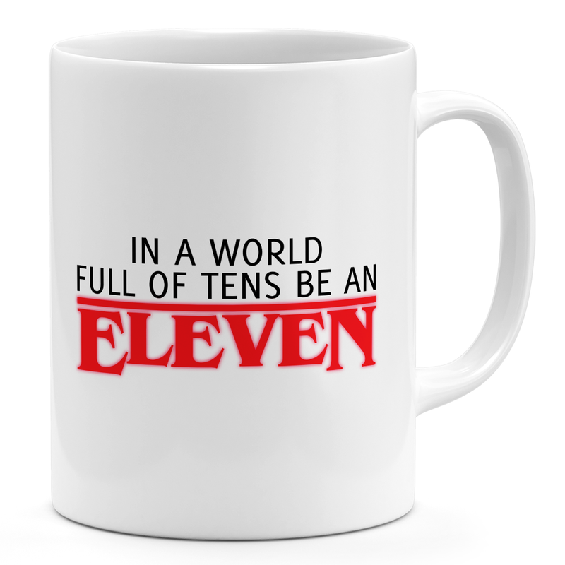 

Loud Universe Eleven Stranger Things 11oz Coffee Mug Full of Tens 11oz Ceramic Novelty Mug