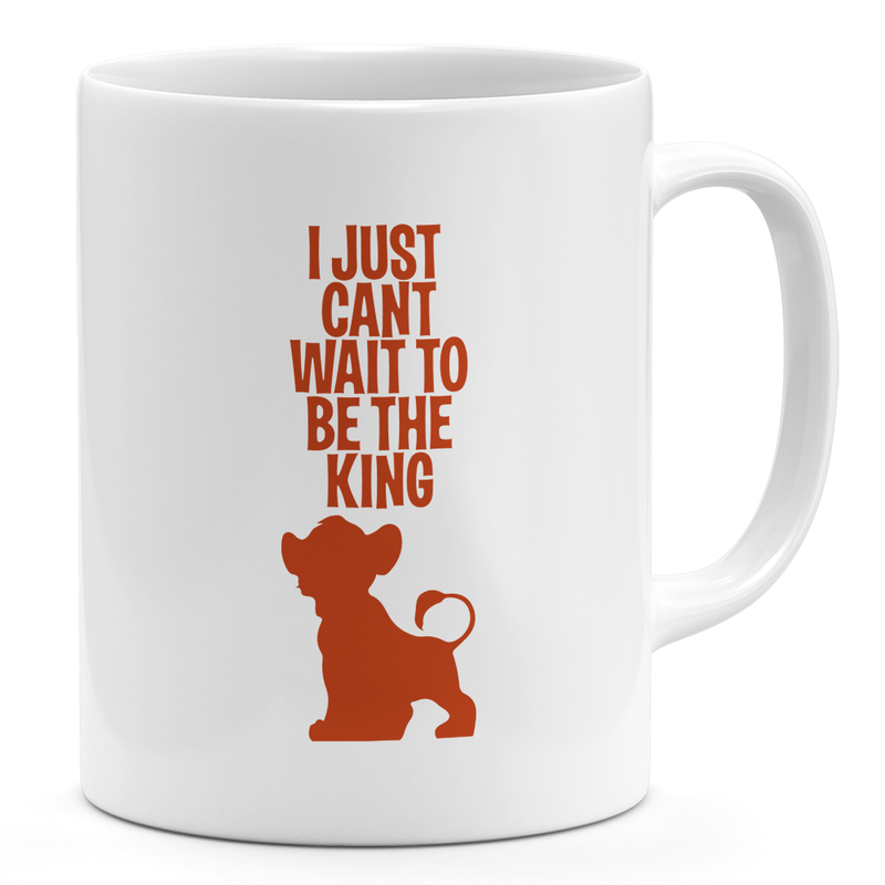 

Loud Universe Cant wait to be King Simba 11oz Coffee Mug The Lion King 11oz Ceramic Novelty Mug