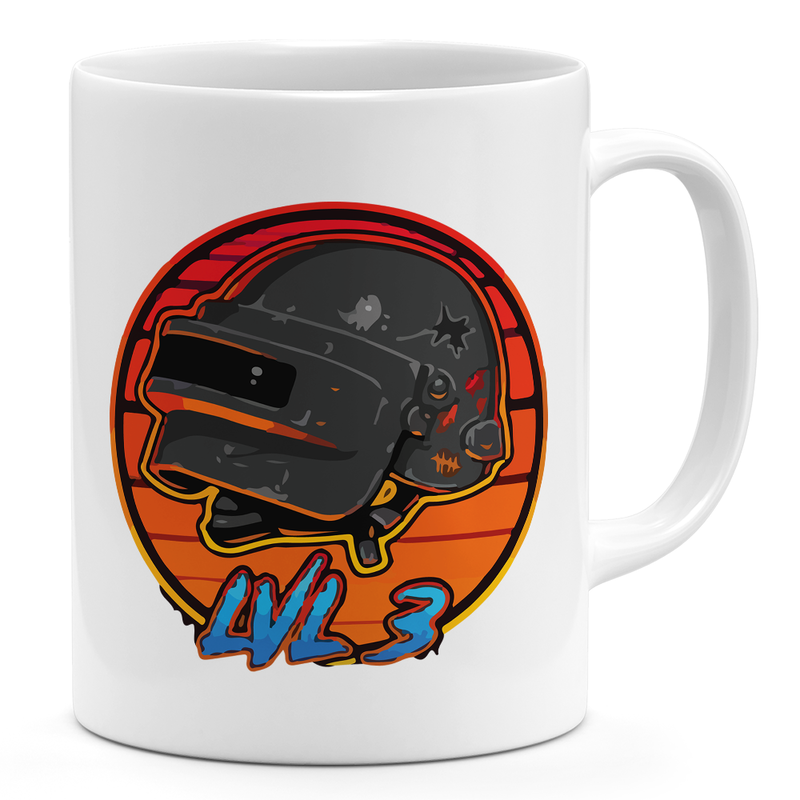 

Loud Universe Pubg 11oz Coffee Mug Player Level 3 Ceramic Novelty Mug