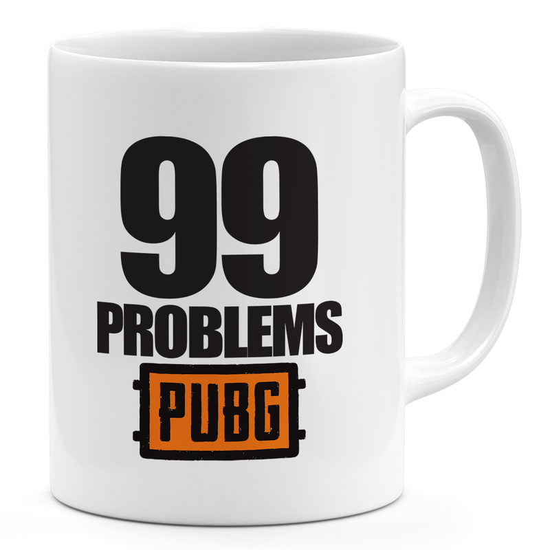 

Loud Universe Pubg 11oz Coffee Mug 99 Problems Ceramic Novelty Mug