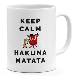 Keep Calm Lion King 11oz Coffee Mug Hakuna Matata 11oz Ceramic Novelty Mug