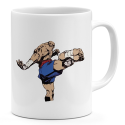 Sagat Street Fighter Character 11oz Coffee Mug Sagat 11oz Ceramic Novelty Mug