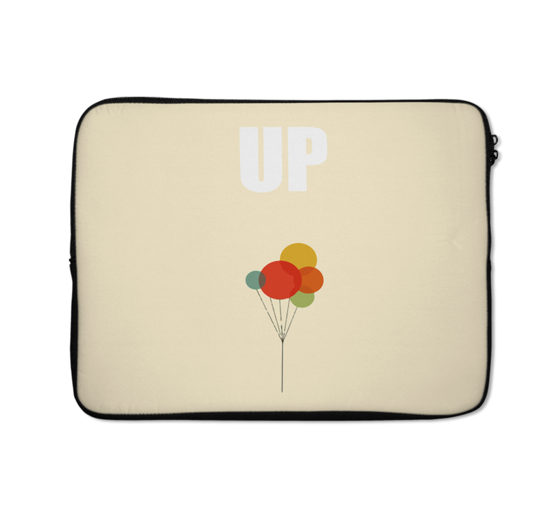 

Loud Universe Movie Up Balloon Minimal Movie Up Laptop Case, Multicolor