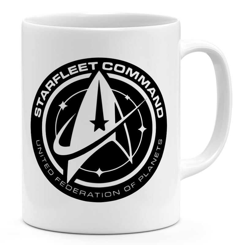 

Loud Universe Starfleet Command Log 11oz Coffee Mug Star Trek 11oz Ceramic Novelty Mug