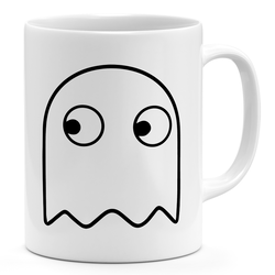 Pacman Ghost 11oz Coffee Mug Retro Game Pacman 11oz Ceramic Novelty Mug