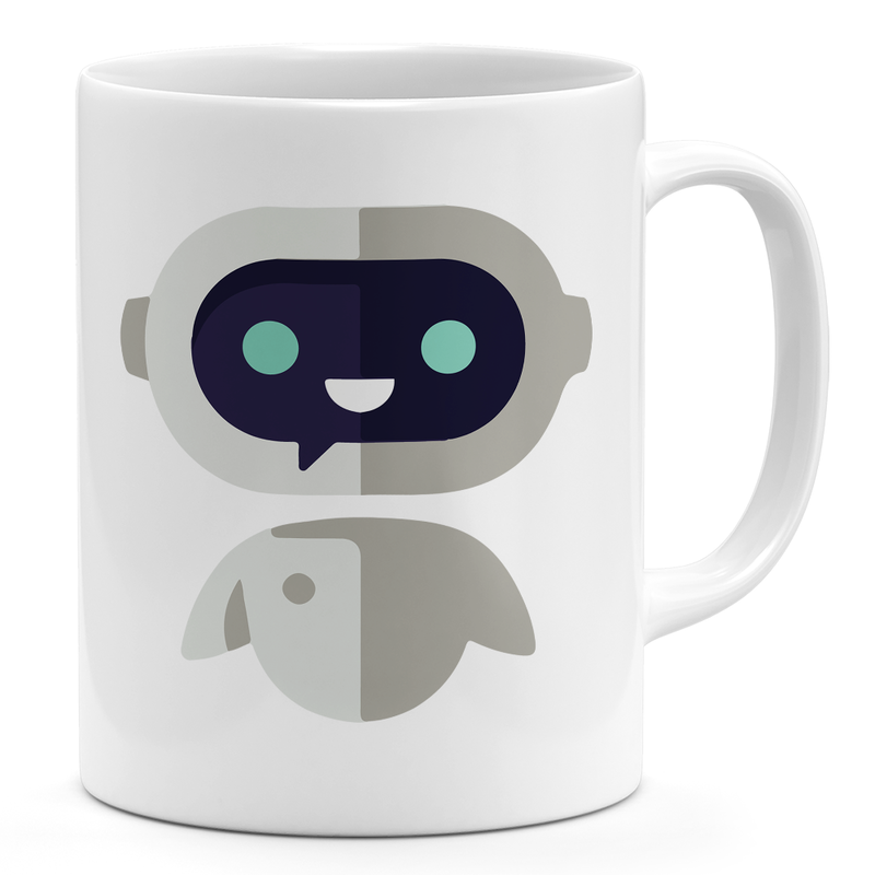

Loud Universe Wall e 11oz Coffee Mug Minimalist 11oz Ceramic Novelty Mug