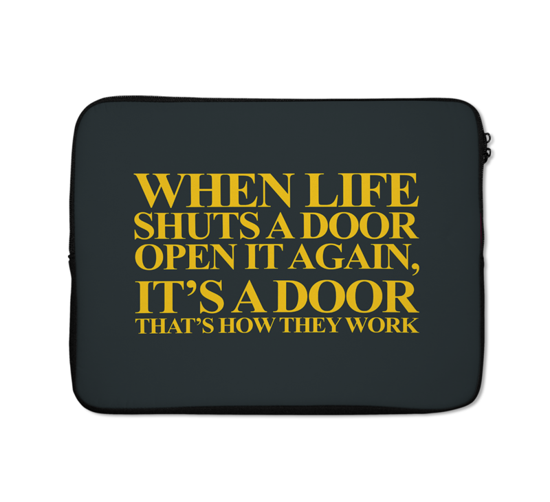 

Loud Universe Doors Life Move On Breakup Laptop Case, Multicolor