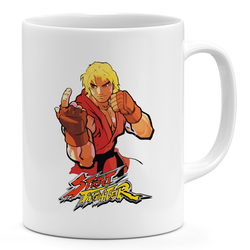 Ken Classic Action 11oz Coffee Mug Street Fighter 11oz Ceramic Novelty Mug