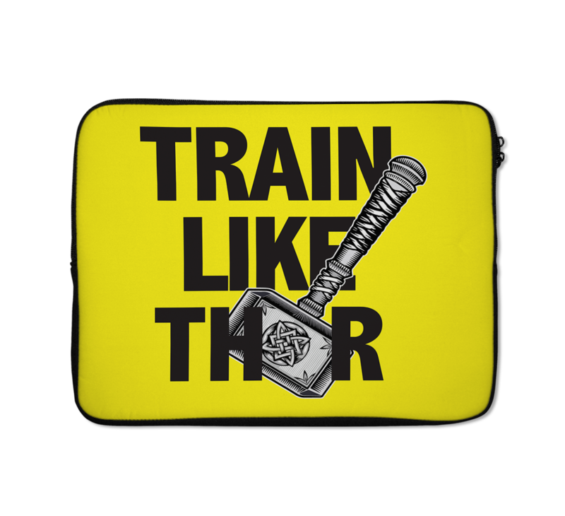 

Loud Universe Train Like Thor Thor Gym thor Hammer High Quality Neoprene Laptop Case, Multicolor