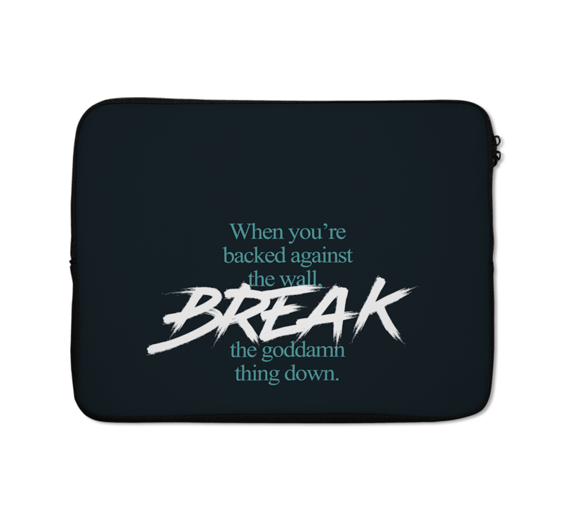 

Loud Universe Quote Harvey Specter Break The Wall Laptop Case, Multicolor