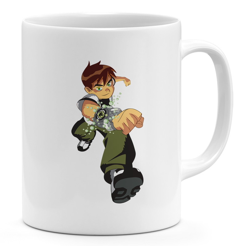 

Loud Universe Ben 10 Kid Running 11oz Coffee Mug Ben Ten 11oz Ceramic Novelty Mug