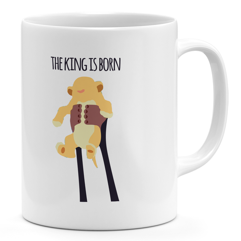 

Loud Universe Lion King 11oz Coffee Mug King is born 11oz Ceramic Novelty Mug
