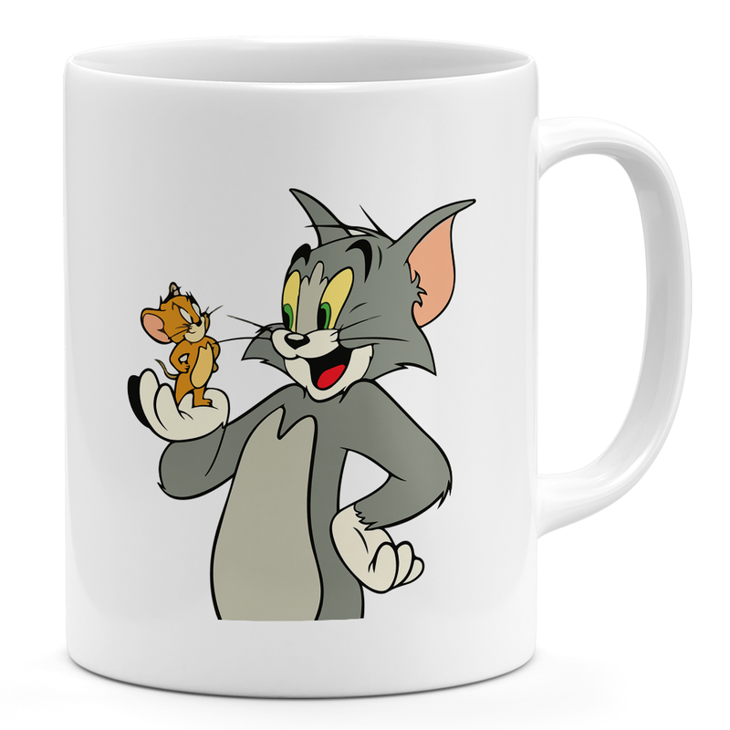 

Loud Universe Classic Cartoon 11oz Coffee Mug Tom and Jerry 11oz Ceramic Novelty Mug