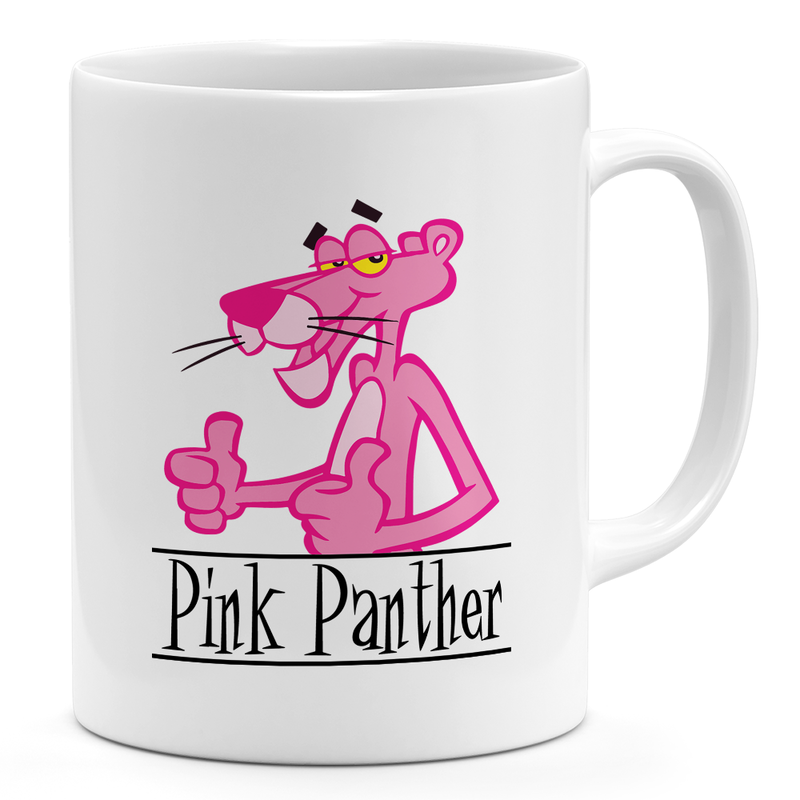 

Loud Universe Pink Panther Logo 11oz Coffee Mug Funny Pink Panther 11oz Ceramic Novelty Mug