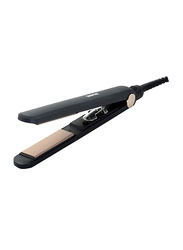 Geepas Easy Style Hair Straightener with PTC Heater and Ceramic Coating Plate, 45W, GHS86015, Black