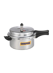 Geepas 7.5 Ltr Aluminium Pressure Cooker, GPC327, Silver