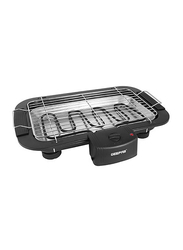 Geepas Electric Open Air Barbeque Grill, GBG877, Black/Silver