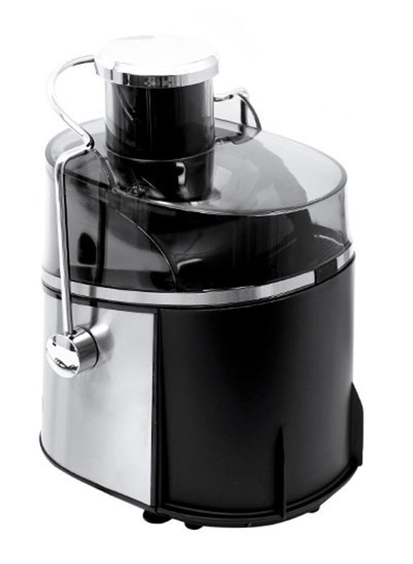 Geepas 0.6L Body 2 Speed Juice Extractor, 600W, GJE6106, Black/Silver