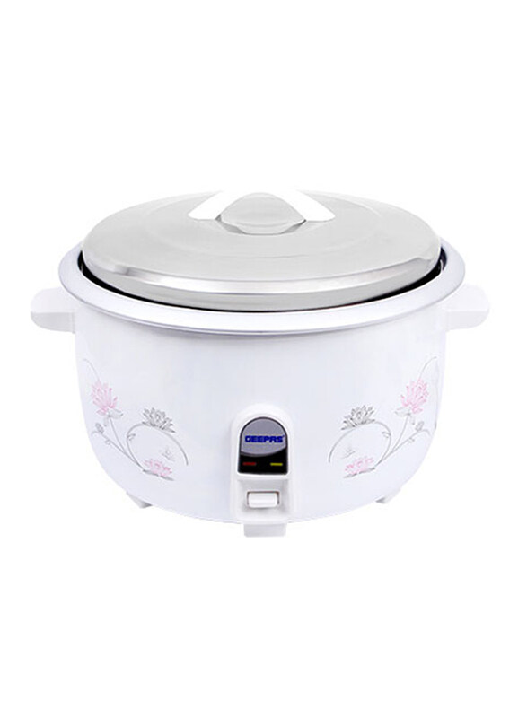 

Geepas 8L Electric Rice Cooker, 2500W, GRC4322, White