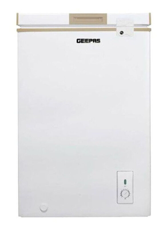 

Geepas Chest Freezer, 100W, 120L, GCF1206WAH White