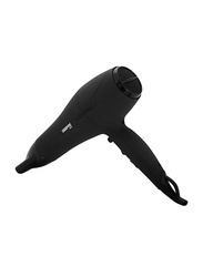 Geepas Pro Style Ionic Hair Dryer with Coolshot, 3 Heat Setting and 2 Speed, 2200W, GHD86019, Black